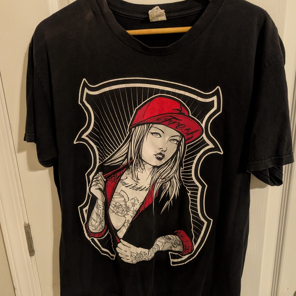 Black Cotton T-Shirt